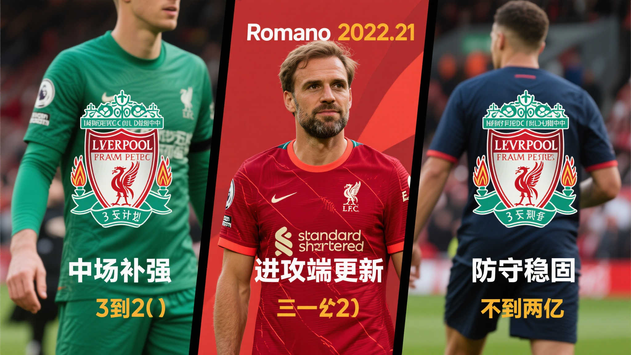 罗马诺揭秘:利物浦初夏豪掷近2亿镑引三强援,背后深意几何? 2022-23赛季对红军来说并不算翘楚之年,中场老
